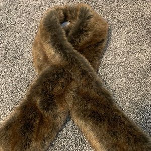 Faux fur scarf